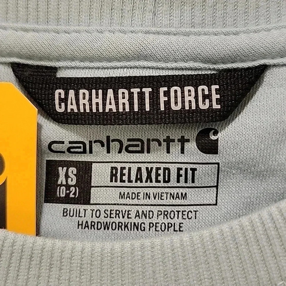 Carhartt Force Relaxed Fit Lightweight Sweatshirt Size XS - Picture 2 of 9